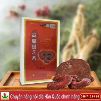 Trà linh chi hàn quốc hộp 100 gói